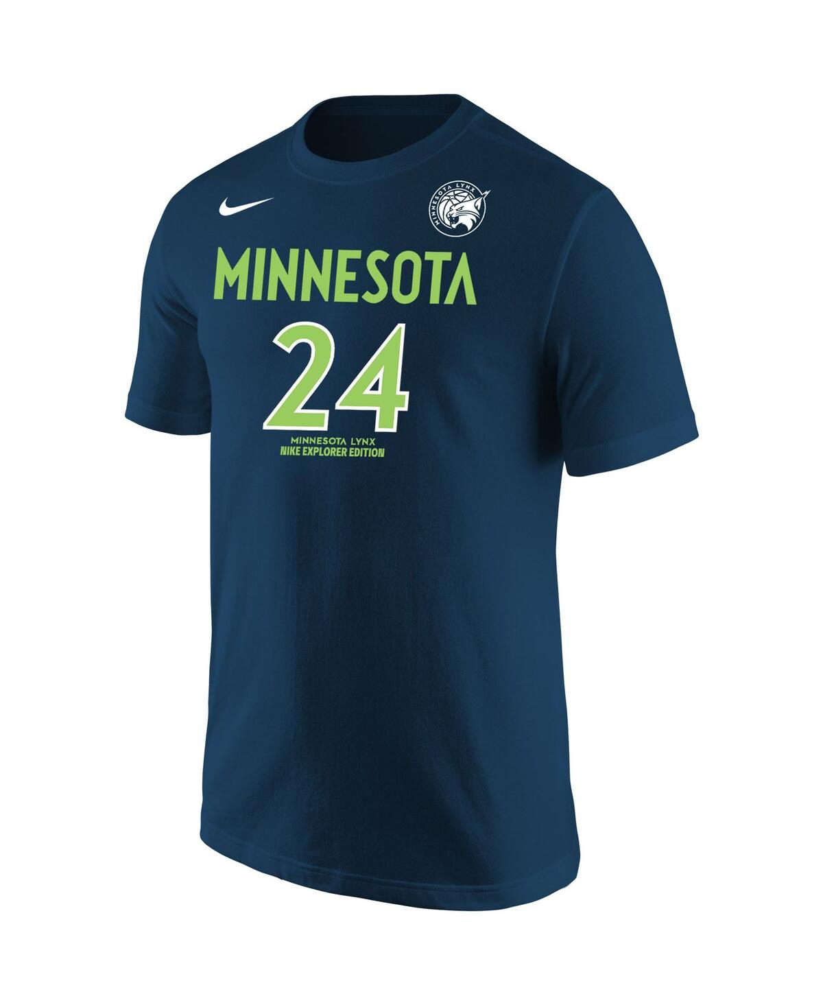 Nike Men's  Napheesa Collier Navy Minnesota Lynx Explorer Edition Name Number T-shirt In Navy