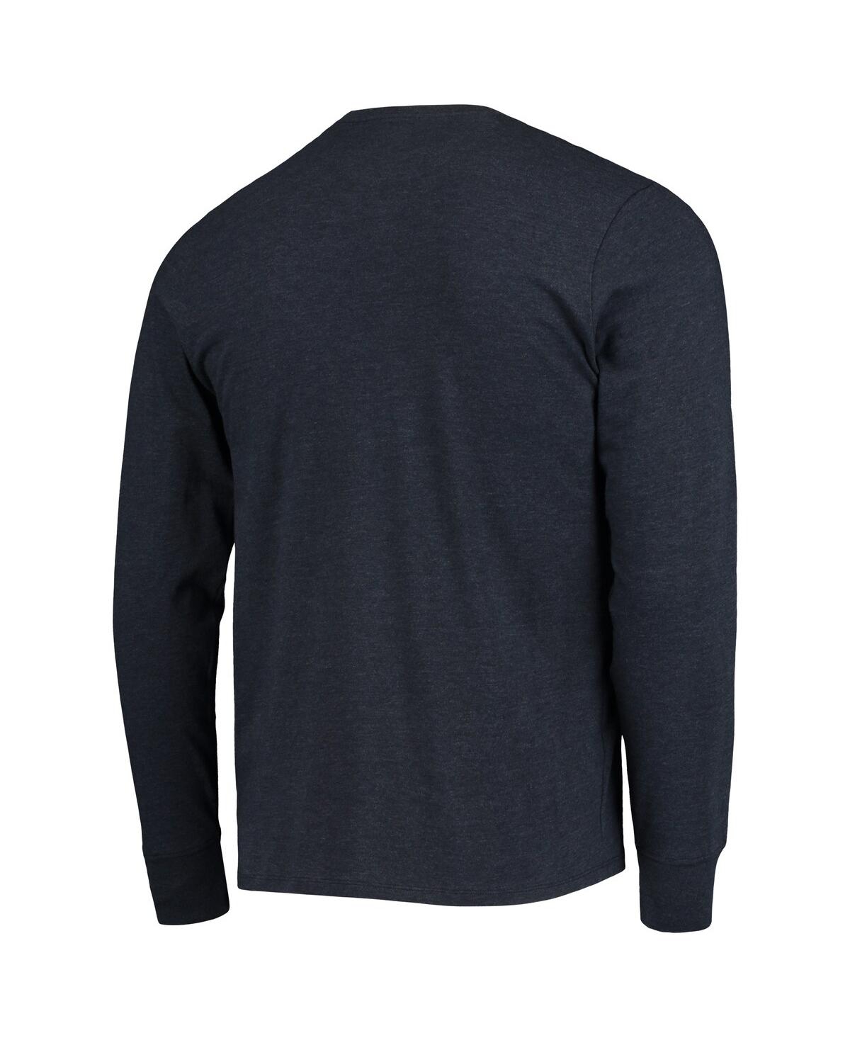 Men's '47 HeatheredSeattle Kraken Club Long Sleeve T-shirt - Deep Sea Blue