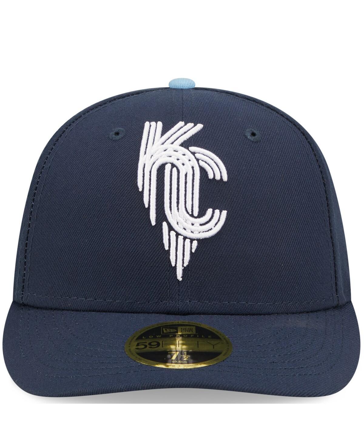 Men's New EraKansas City Royals City Connect Low Profile 59FIFTY Fitted Hat - Navy