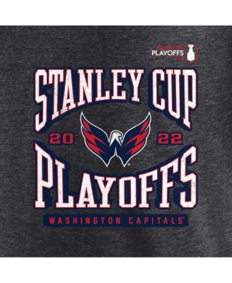 Men's Charcoal Washington Capitals 2022 Stanley Cup Playoffs Wraparound T-shirt