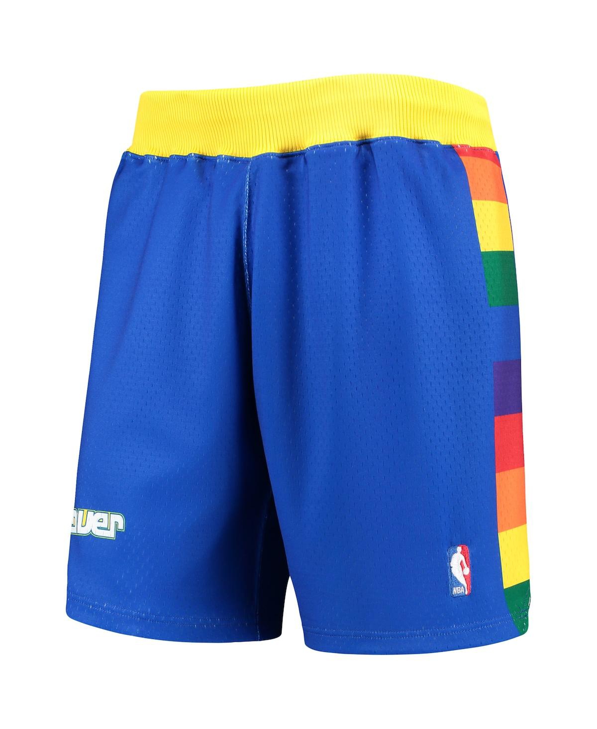 Men's Mitchell & NessDenver Nuggets 1991/92 Hardwood Classics Authentic Shorts - Royal