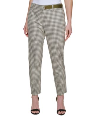 dkny plaid pants