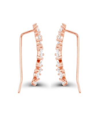 Crawler Earrings in 14K Gold Plated or Sterling Silver