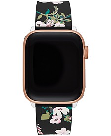 Women's Multicolored Floral Silicone Apple Watch® Strap 