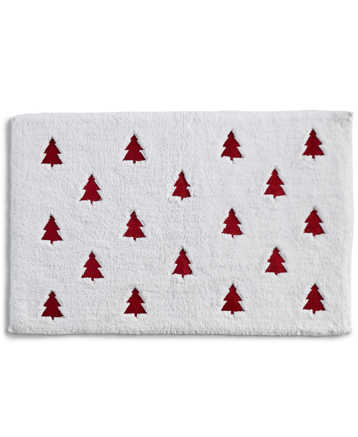 Charter Club Holiday Pine Trees Bath Rug, 20" x 30", Created for Macy's Bedding