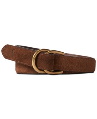 Polo Ralph Men's Suede D-Ring - Macy's