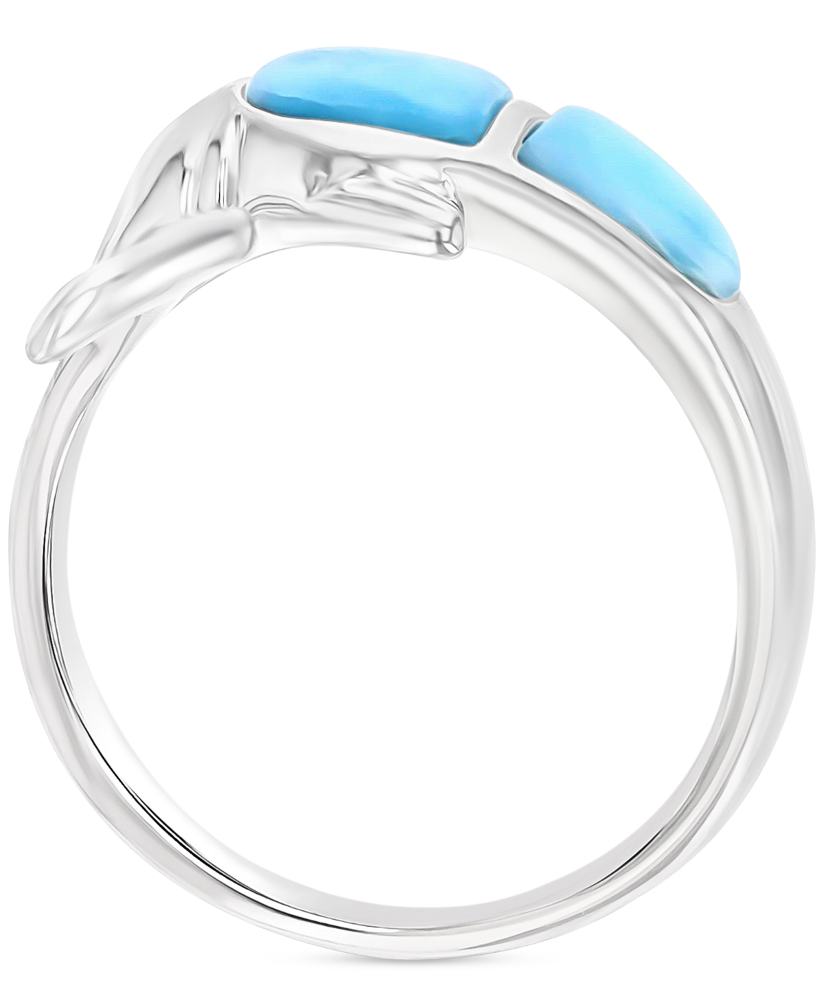 & Lab-Grown White Sapphire (1/20 ct. t.w.) Ring in Sterling Silver - Larimar