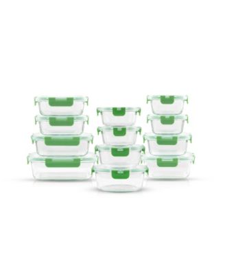 24-Pc. Glass Storage Containers with Lids