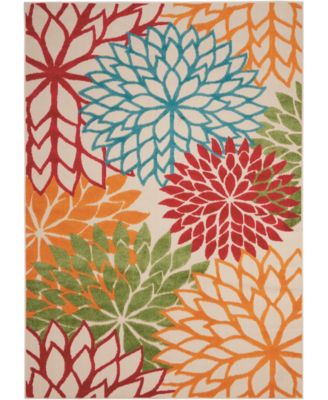 Nourison Home Aloha ALH05 5'3" x 7'5" Outdoor Area Rug