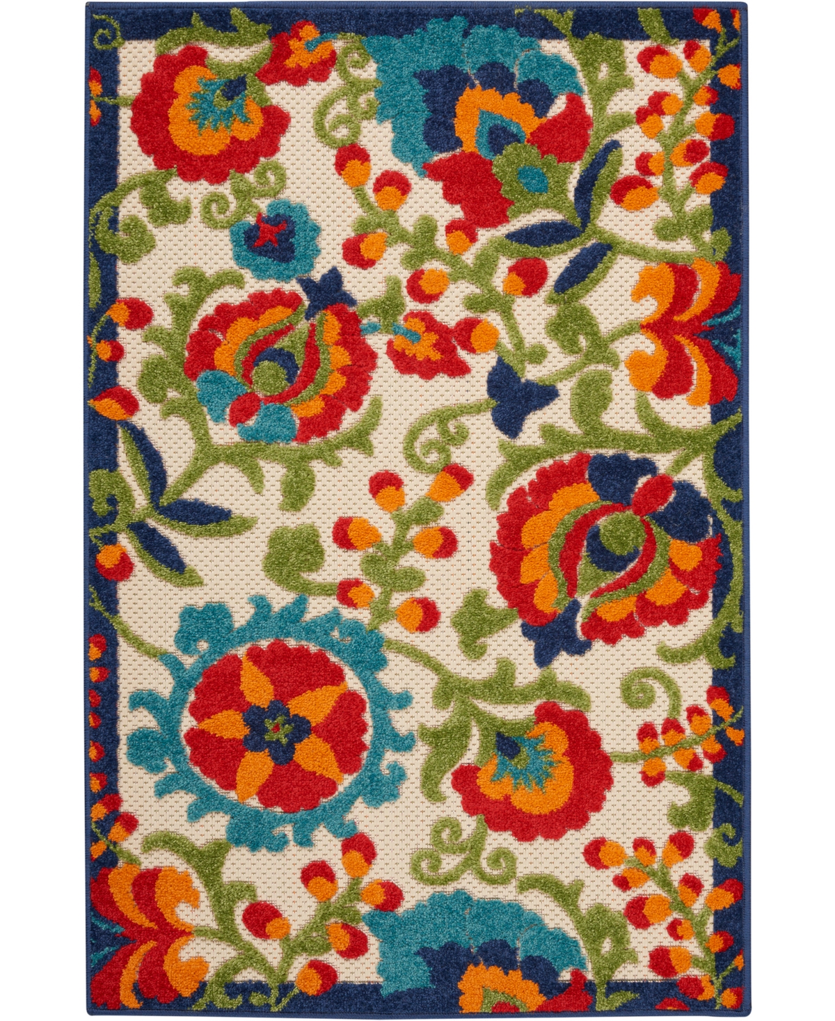 Nourison Aloha Alh17 2'8" X 4' Outdoor Area Rug In Multi