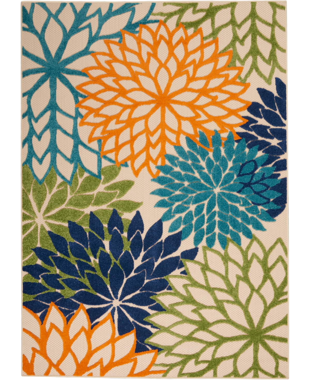 Nourison Aloha Alh05 6' X 9' Outdoor Area Rug In Multi