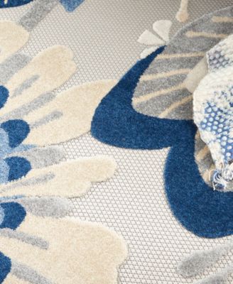 Aloha ALH25 7'10" x 7'10" Round Outdoor Area Rug