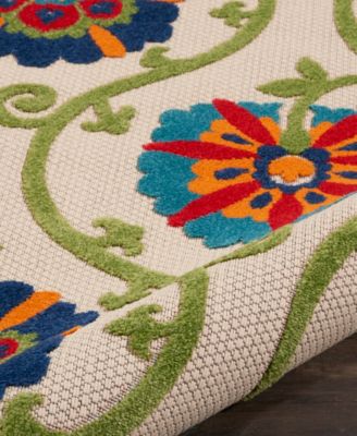 Aloha ALH19 7'10" x 7'10" Round Outdoor Area Rug