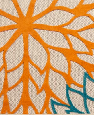 Aloha ALH05 7'10" x 10'6" Outdoor Area Rug