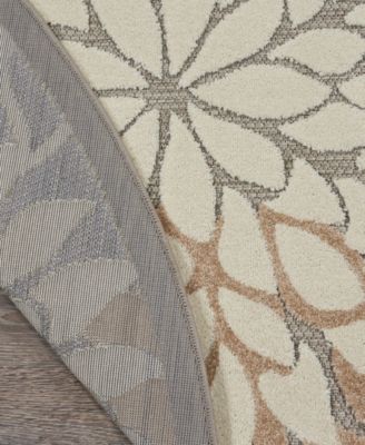 Aloha ALH05 7'10" x 7'10" Round Outdoor Area Rug