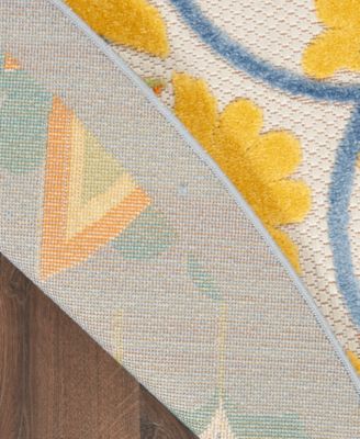 Aloha ALH22 5'3" x 5'3" Round Outdoor Area Rug