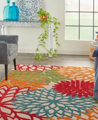 Aloha ALH05 3'6" x 5'6" Outdoor Area Rug