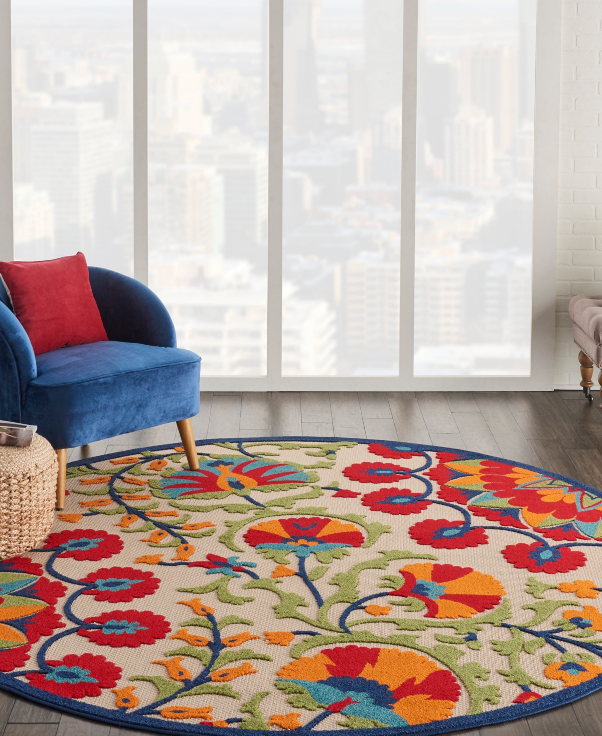 Nourison Home Aloha ALH20 x Outdoor Area Rug - Multi