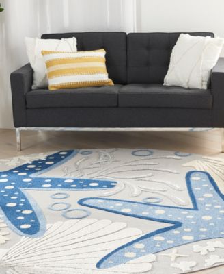 Aloha ALH24 7'10" x 7'10" Round Outdoor Area Rug