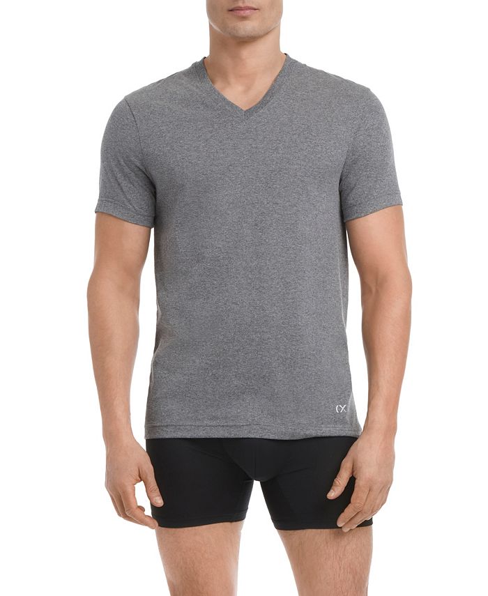 2(x)ist Men's Performance Cotton V- Neck Undershirt, Pack of 3 ...