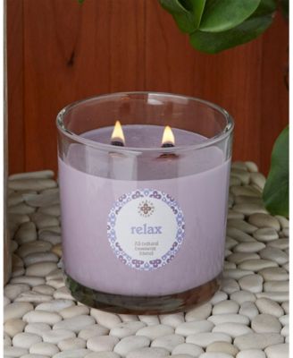 Seeking Balance 2 Wick Relax Geranium Lavender Spa Jar Candle, 12 oz