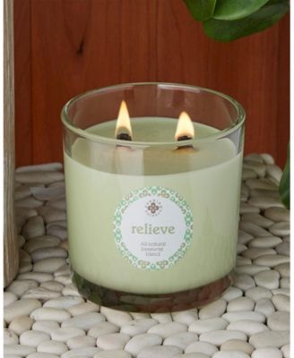 Seeking Balance 2 Wick Relieve Eucalyptus Menthol Spa Jar Candle, 12 oz