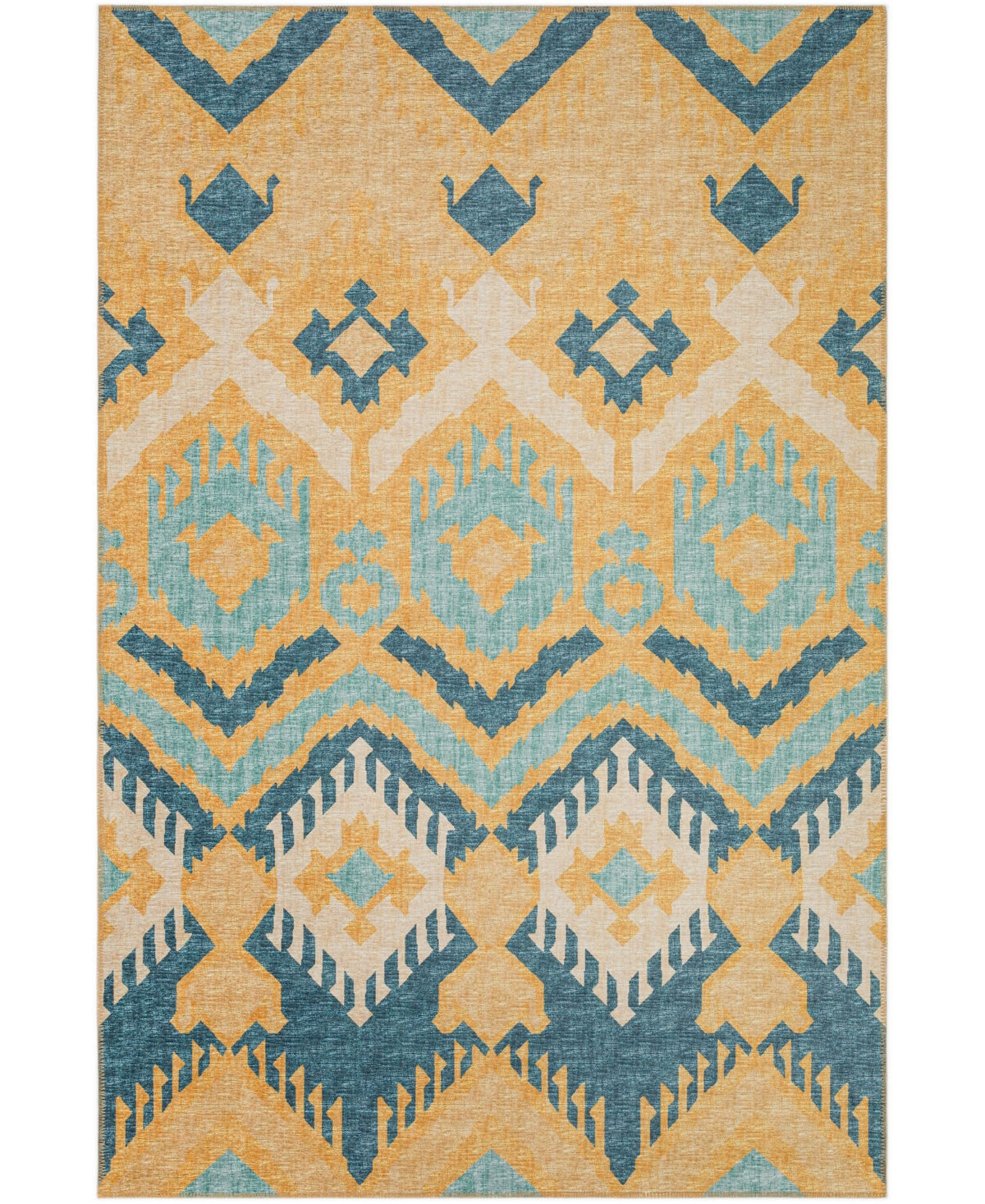 D Style Buttes BTS2 5' x 7'6in Area Rug - Gold Tone