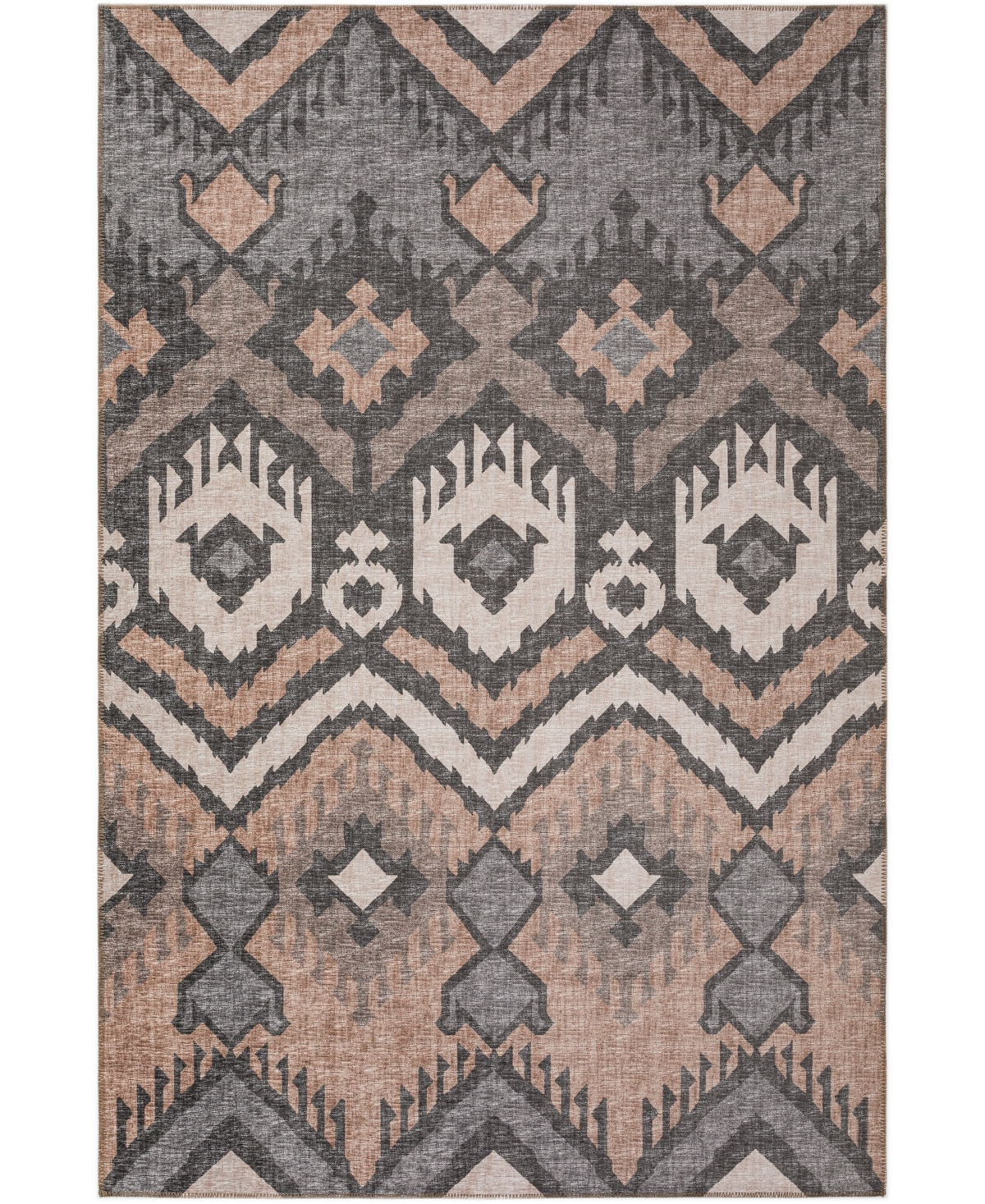 D Style Buttes BTS2 5' x 7'6in Area Rug - Brown