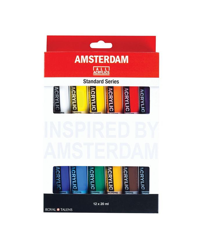 Amsterdam Standard Series Acrylic Paint Set, 12 Piece Macy's