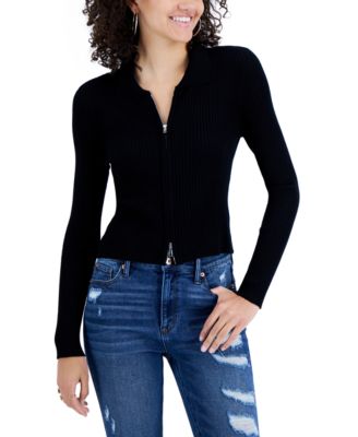 IOT Juniors' Zip-Front Sweater 
