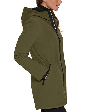 Calvin Klein Women's Hooded Faux-Fur-Lined Anorak Raincoat & Reviews -  Coats & Jackets - Women - Macy's