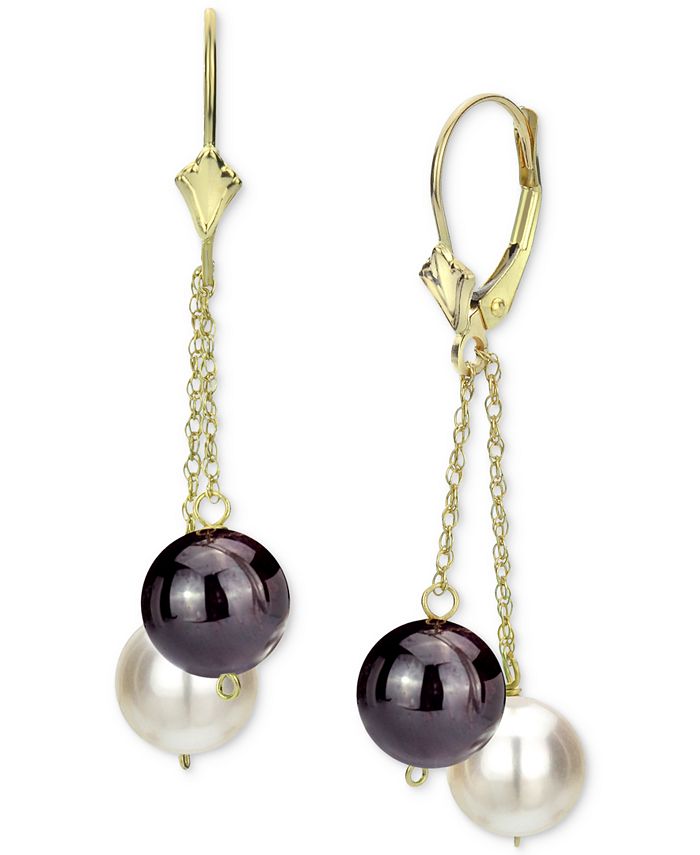 Garnet sales earrings macys