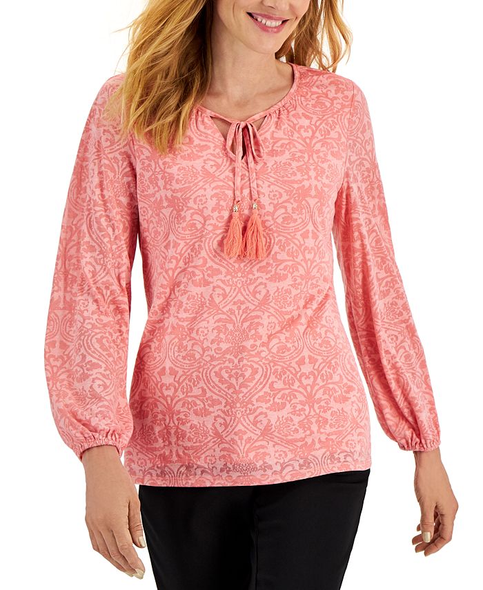 Macys peasant tops store