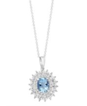 Aquamarine 2024 necklace macys