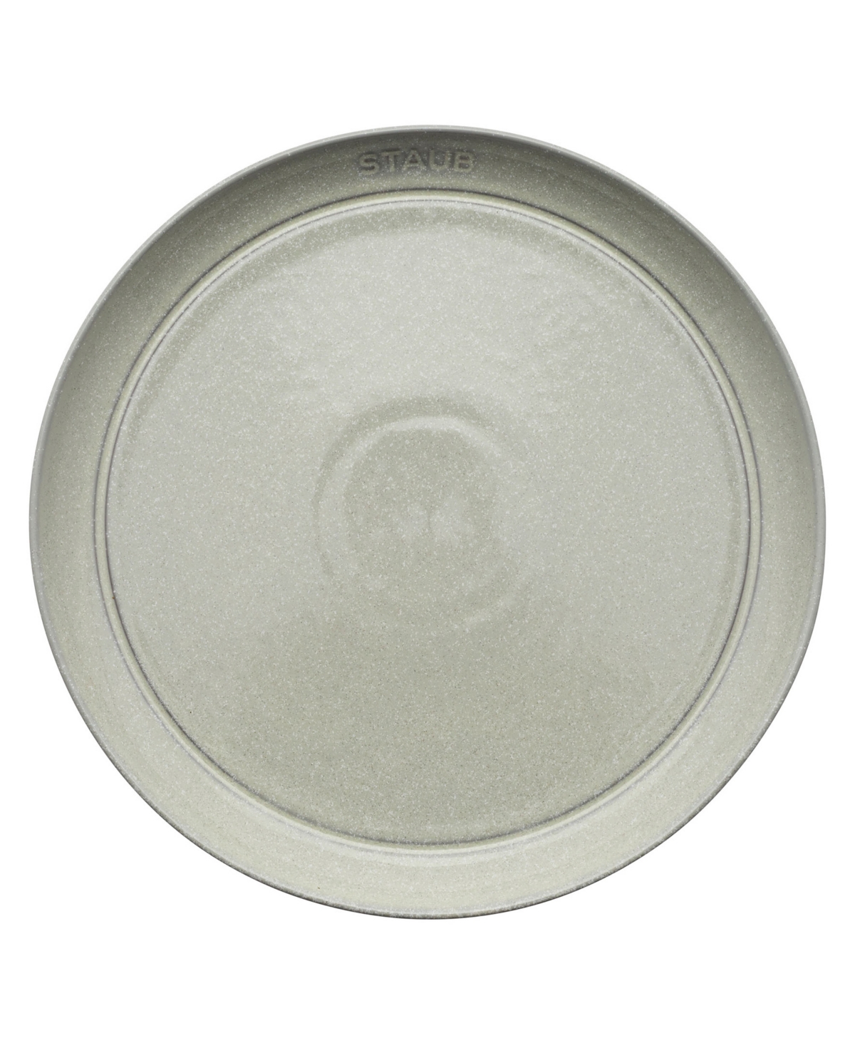 Staub 4 Piece 10.2" Dinner Plate Set, Service For 4 In White