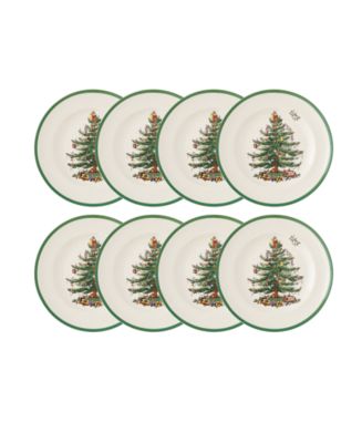 Spode Christmas Tree Dinner Plates, Set of 8 - Macy's