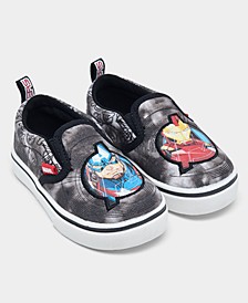 Marvel Toddler Kids Avengers Slip-On Twin Gore Casual Sneakers from Finish Line