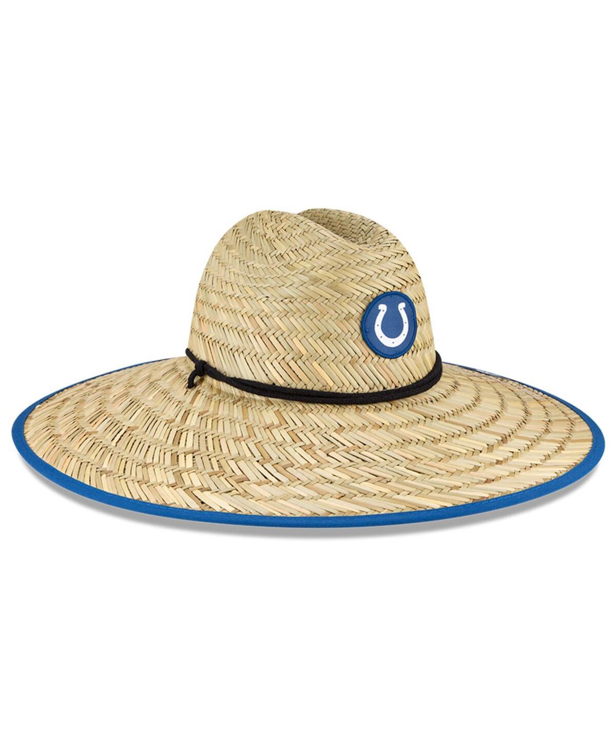 Shop New Era Men's Natural Indianapolis Colts Nfl Training Camp Official Straw Lifeguard Hat