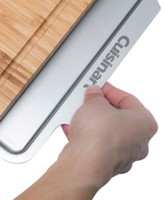 Bamboo Cutting Board with Tray