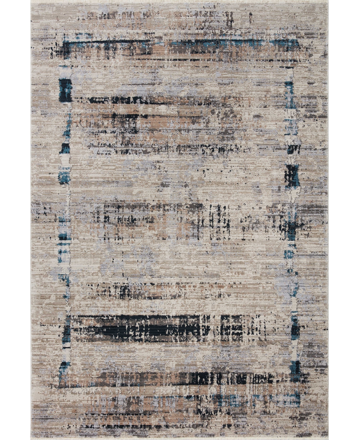 Loloi Leigh Lei-01 7'10in x 10'10in Area Rug - Slate