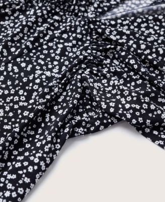 MANGO Women's Floral Print Jumpsuit