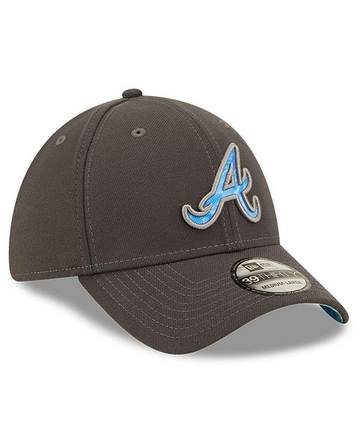 New Era Men's Graphite Atlanta Braves 2022 Father's Day 39Thirty Flex