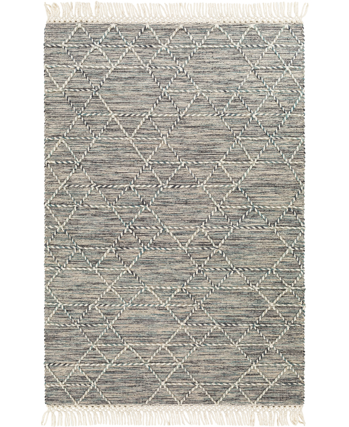 Surya Lucia Lci-2300 9in x 12' Area Rug - Charcoal