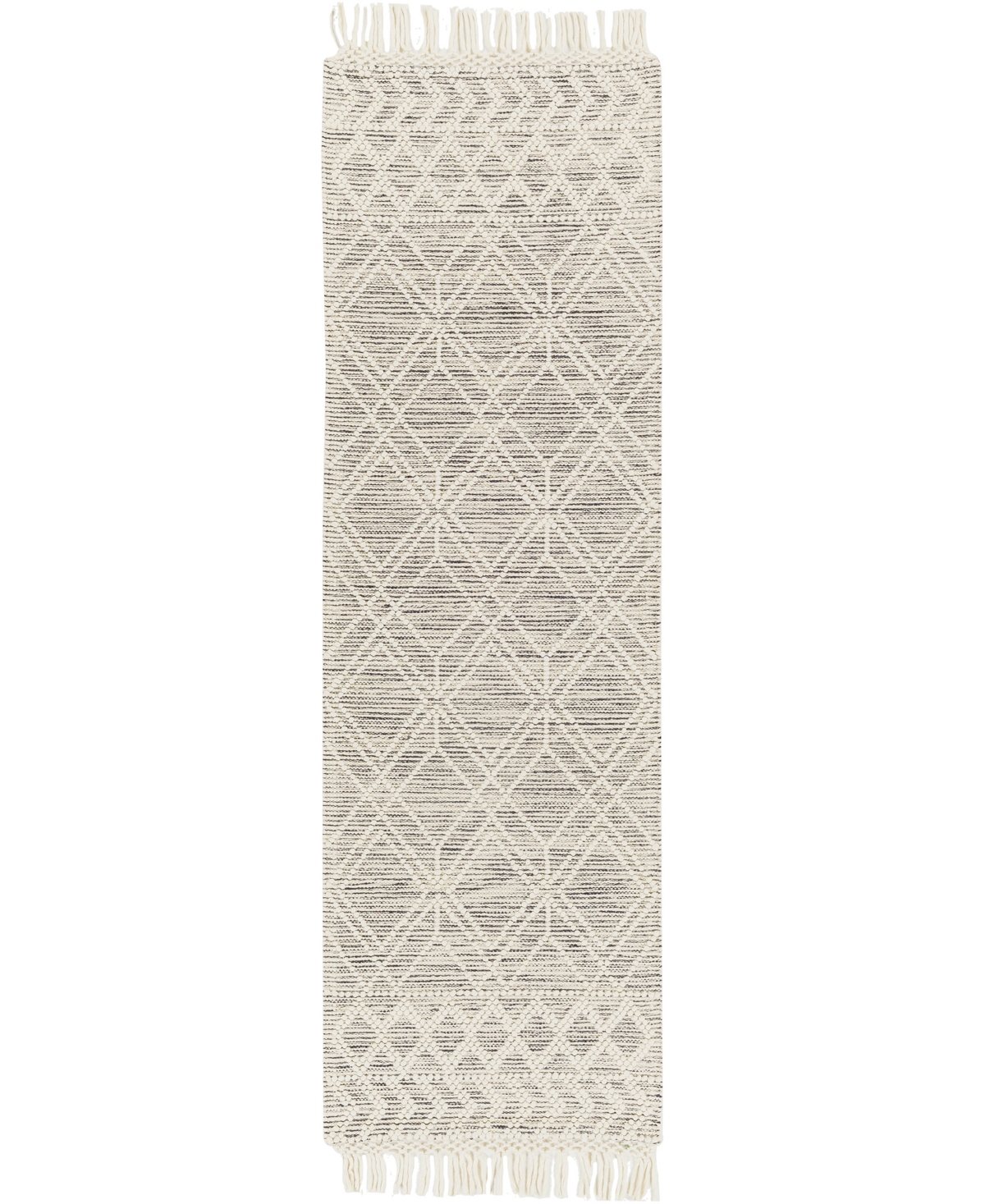 Surya Hemingway Hmg-2300 2'6in x 8' Runner Area Rug - Cream