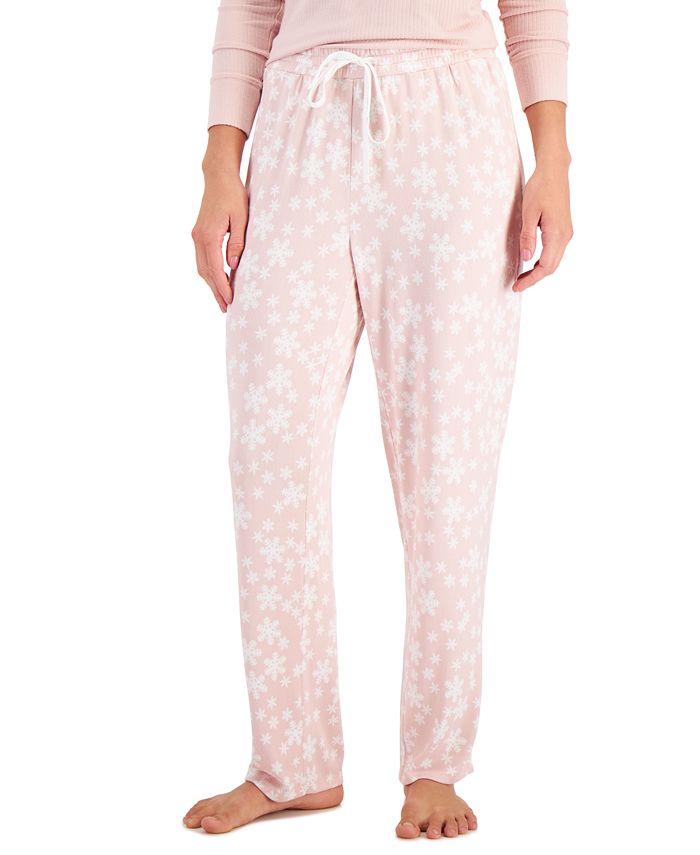 Charter Club Women's Butter Soft Printed Pajama Pants, Created for Macy ...
