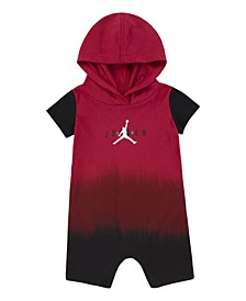 Baby Boys Ombre Hooded Romper