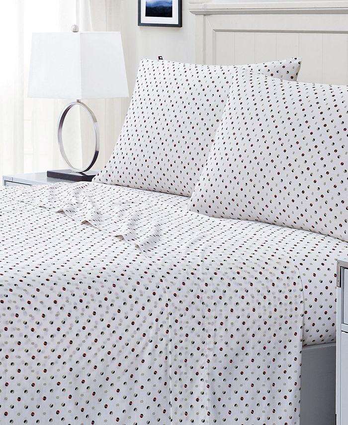 Tommy Hilfiger Scratchy Dot Sheet Set, Queen Macy's