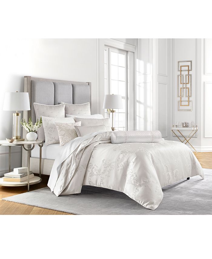 Hotel Collection Frosted Scroll Comforter, King, Created for Macy's Macy's