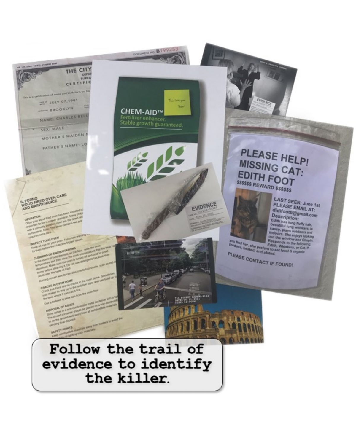 University Games Mystery Party Case Files In Multi