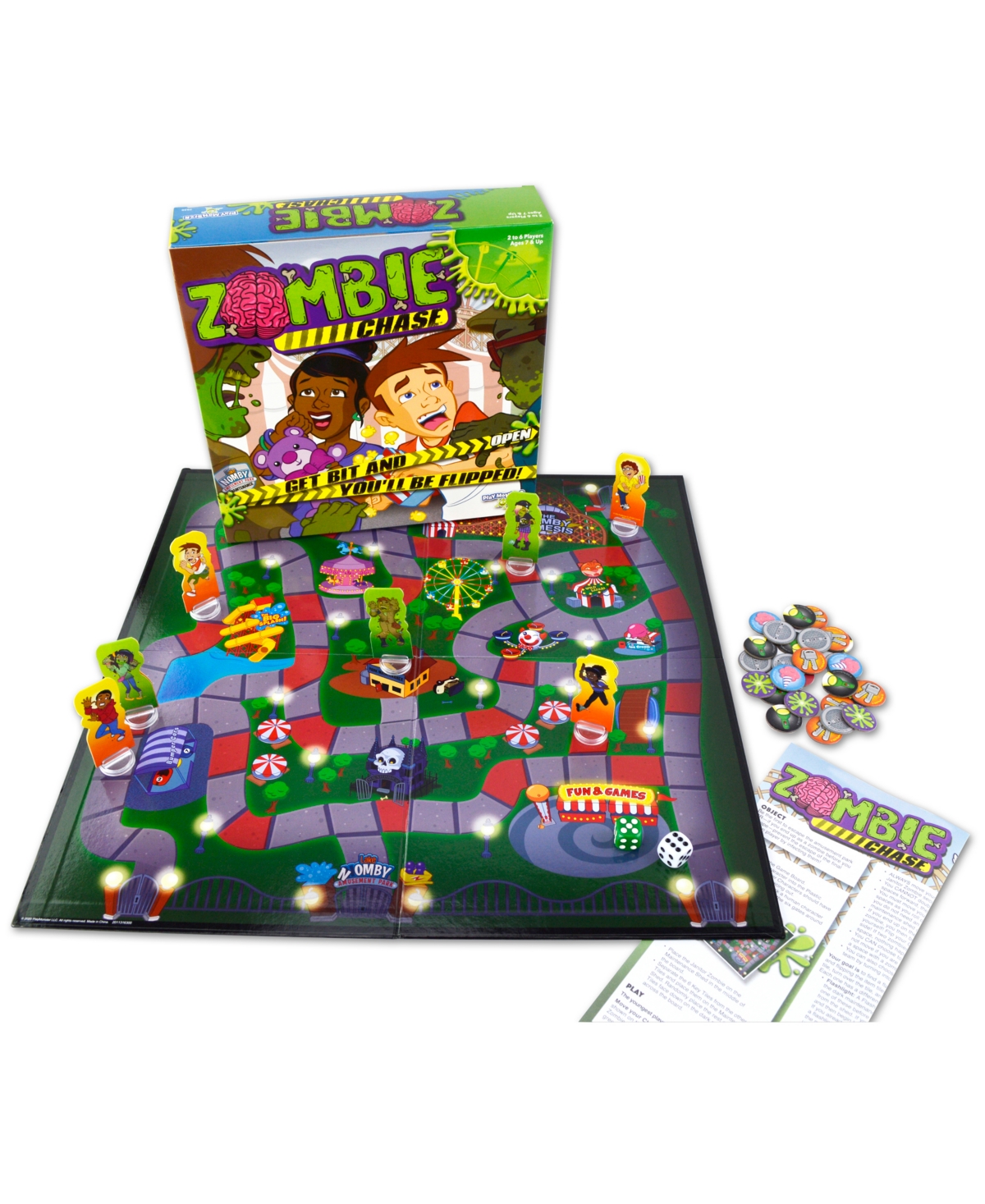 Playmonster Zombie Chase Set, 72 Piece In Multi